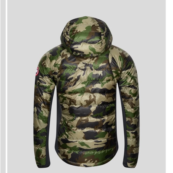 NWT CANADA GOOSE HyBridge® Lite Hoody Green Camouflage Print Jacket - Picture 2 of 14